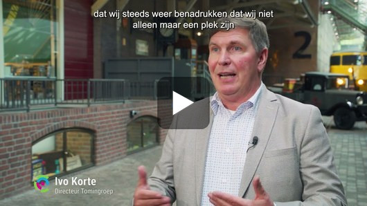 Directeur Ivo Korte en finalist Topperverkiezing Peter Scheppingen